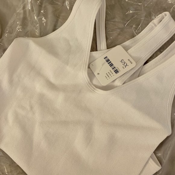 Free People Hey You Halter Bodysuit (white xs/s) - Picture 4 of 4